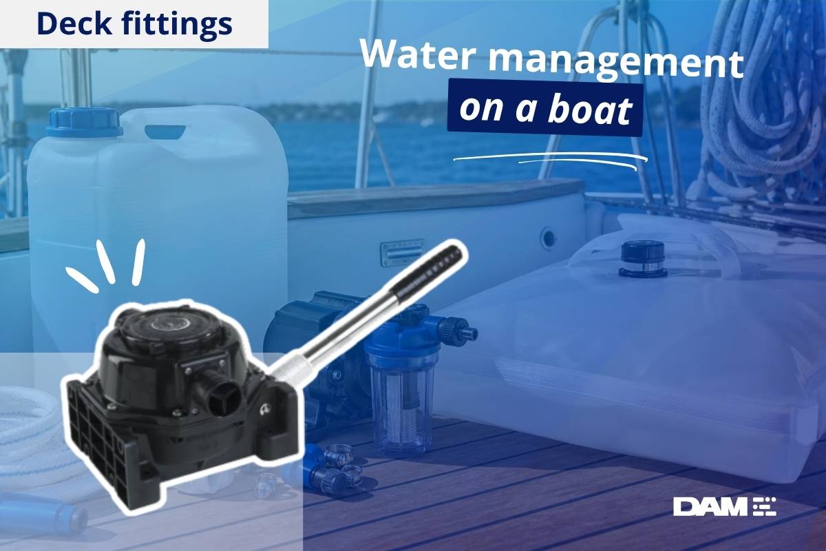 Water management on a boat: reserves, savings and wastewater